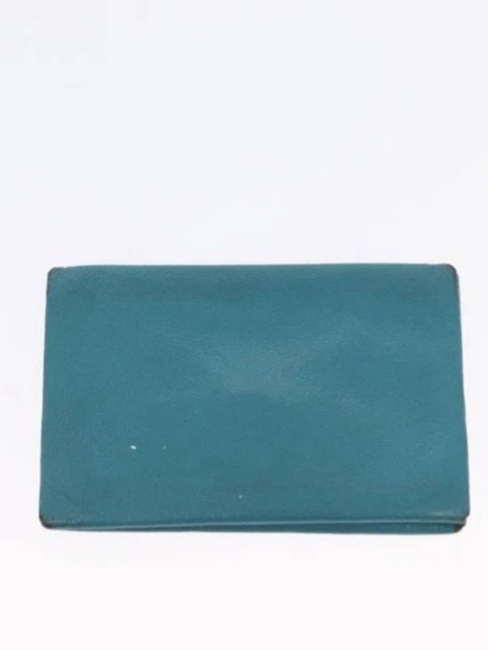 HERMES Clutch Bag Cotton Leather 2 Set Red Blue Auth bs32605 - Picture 9 of 16